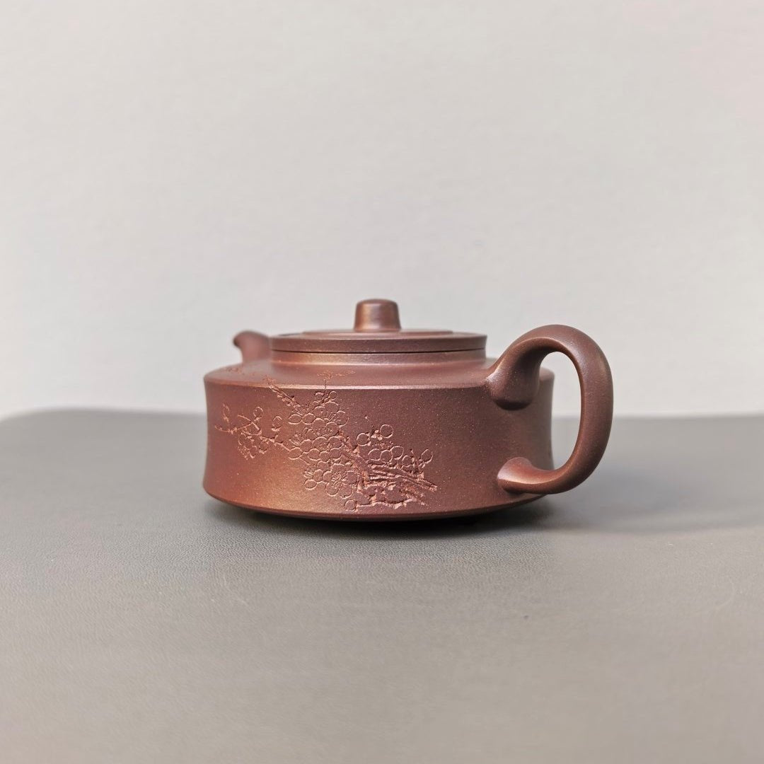 San Zu Zhou Pan 200cc - Yixing Handmade Teapot - zycs_China