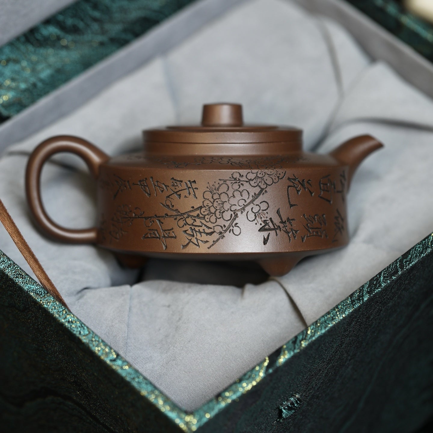 San Zu Zhou Pan 200cc - Yixing Handmade Teapot - zycs_China