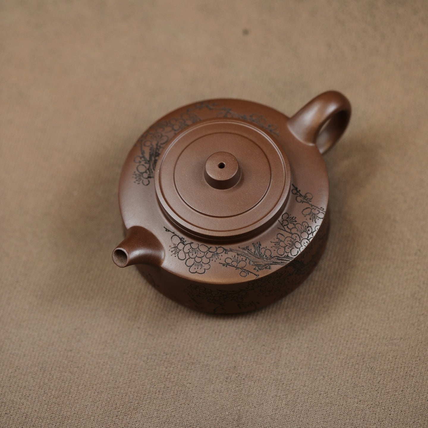 San Zu Zhou Pan 200cc - Yixing Handmade Teapot - zycs_China