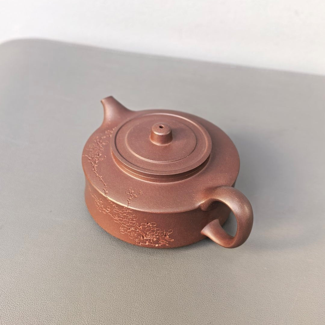 San Zu Zhou Pan 200cc - Yixing Handmade Teapot - zycs_China