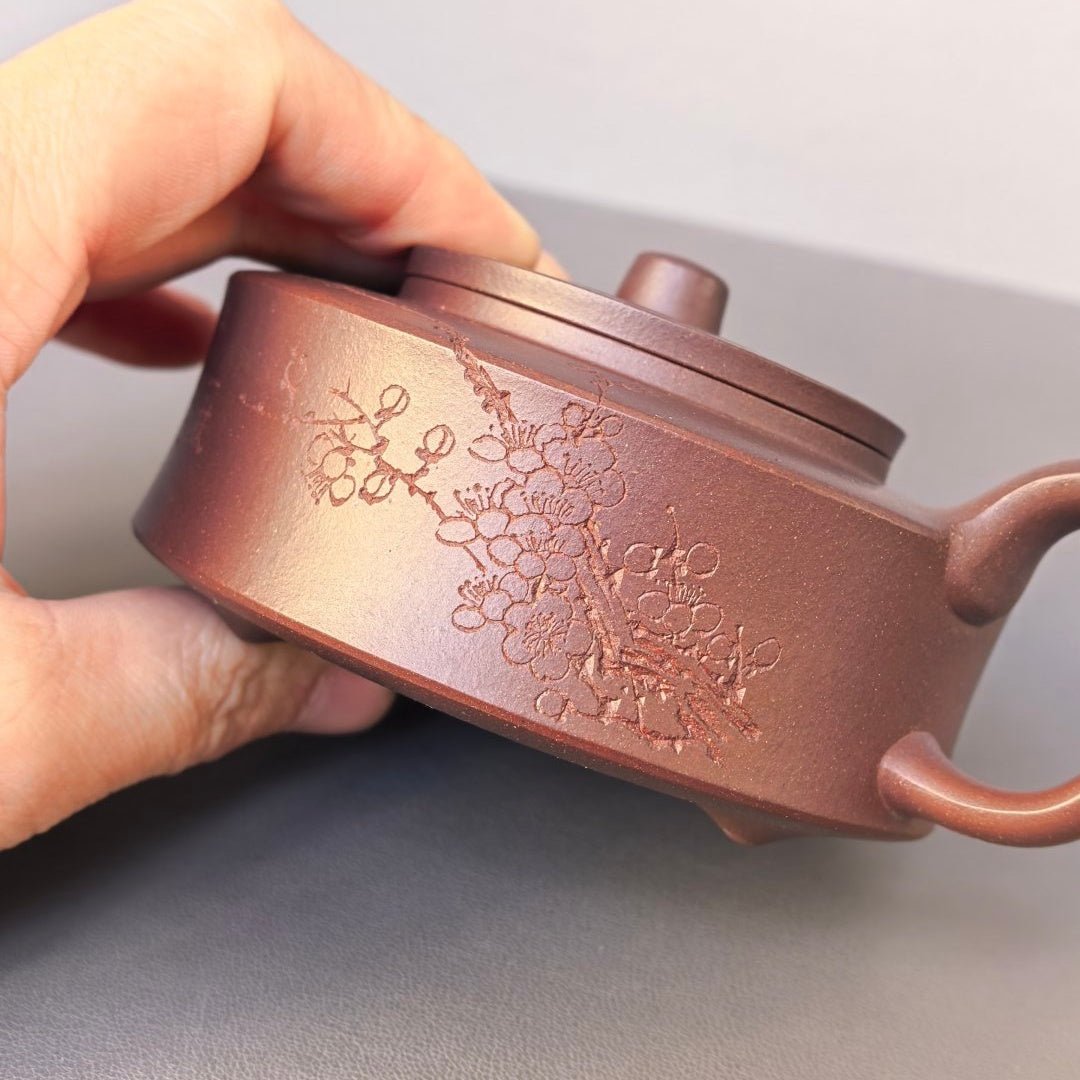 San Zu Zhou Pan 200cc - Yixing Handmade Teapot - zycs_China