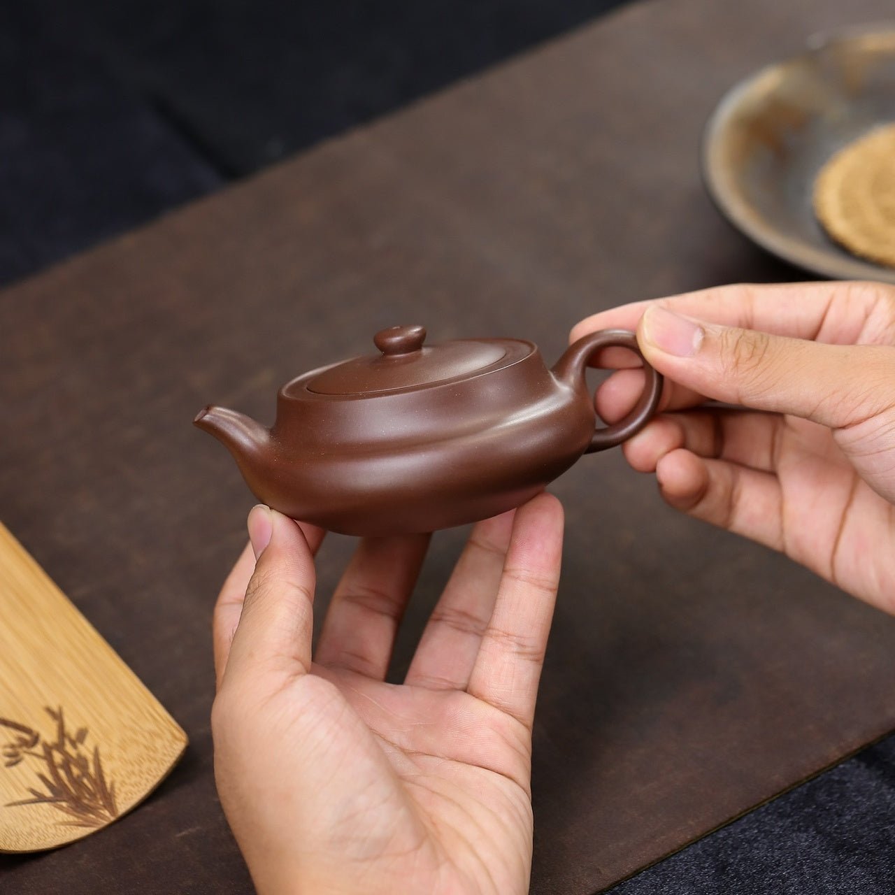 Sang Pan 160cc - Yixing Handmade Teapot - zycs_China