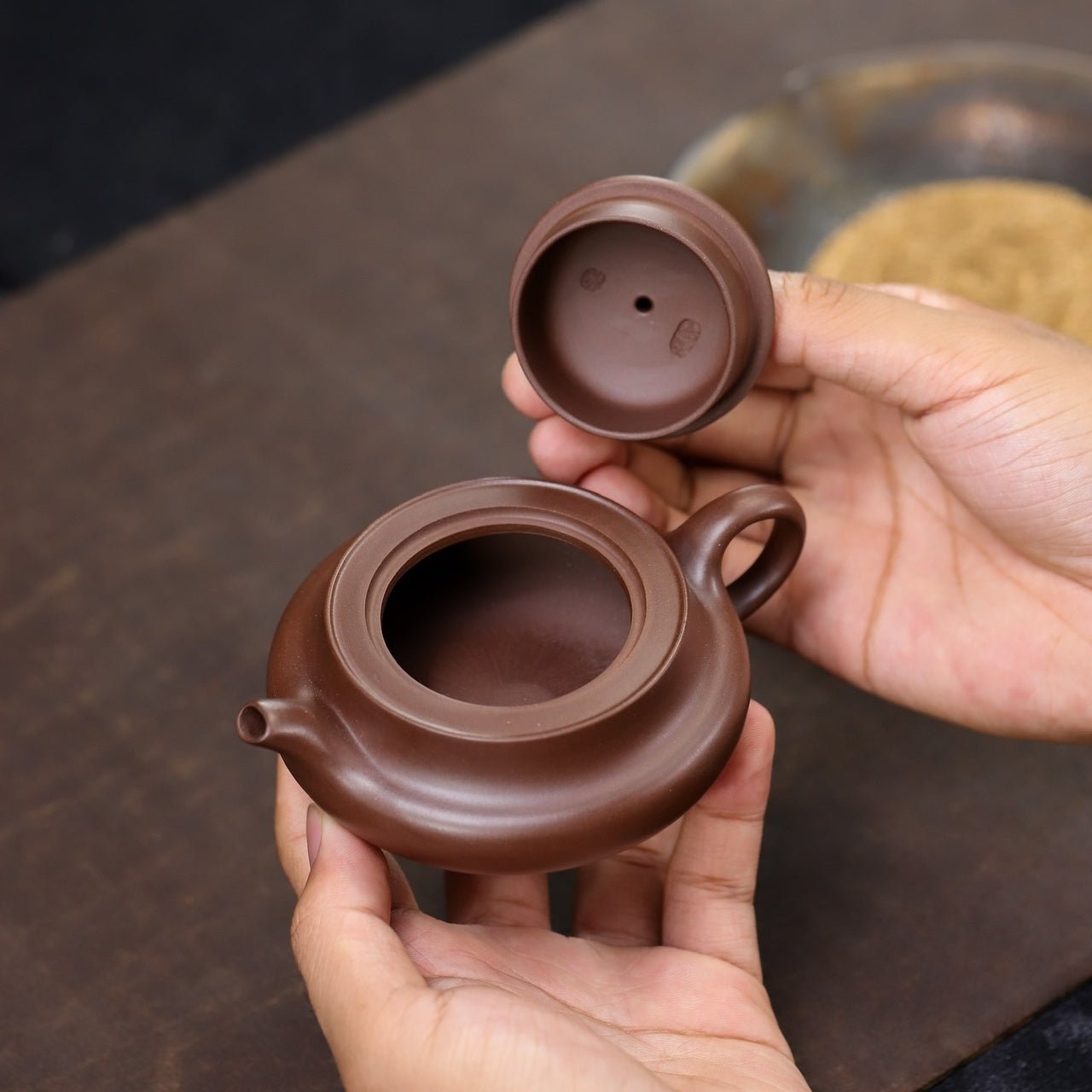 Sang Pan 160cc - Yixing Handmade Teapot - zycs_China