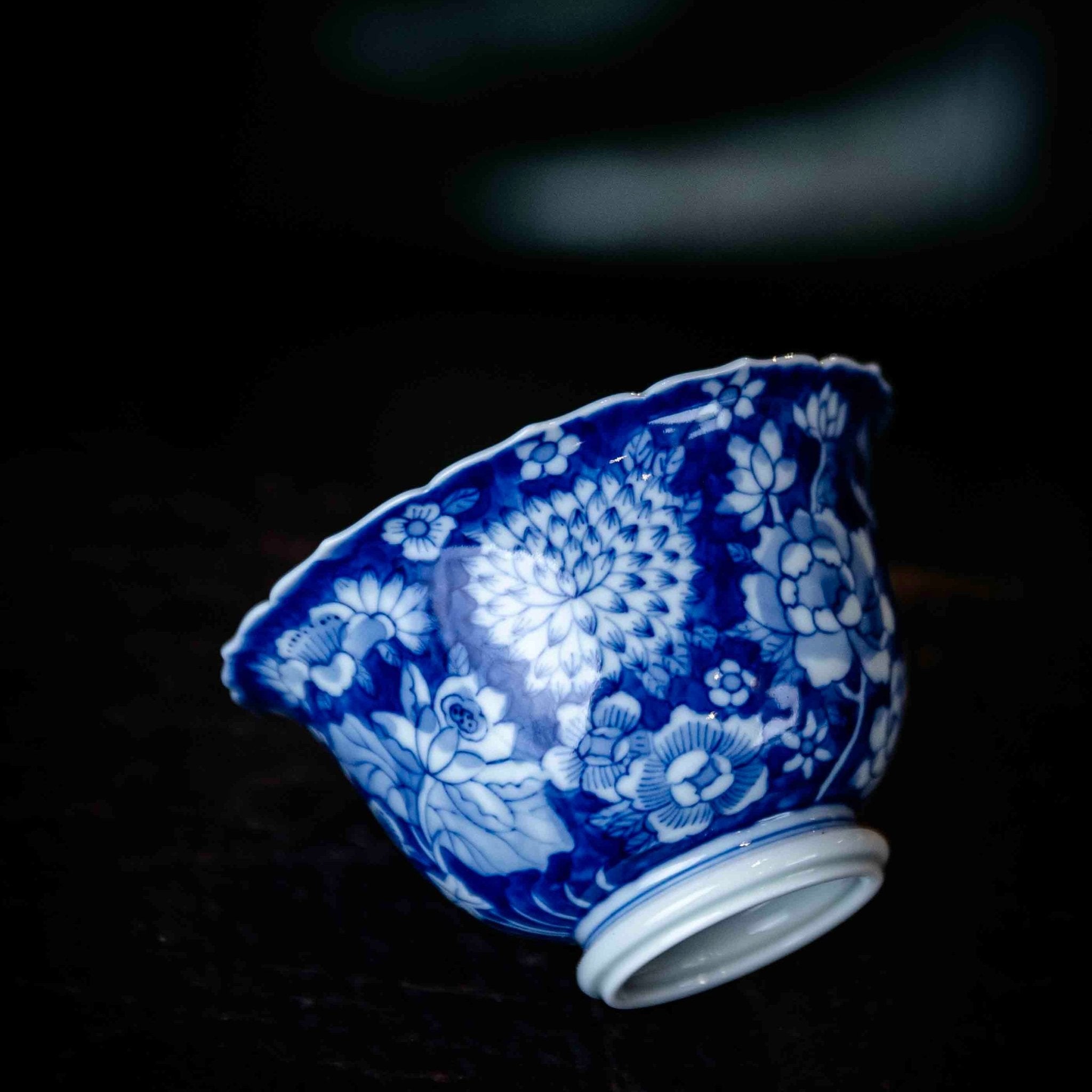 Shan Cha Hua 110cc - Jing De Zhen Porcelain Gaiwan - zycs_China