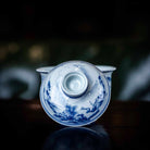 Shan Shui 110cc - Jing De Zhen Porcelain Gaiwan - zycs_China