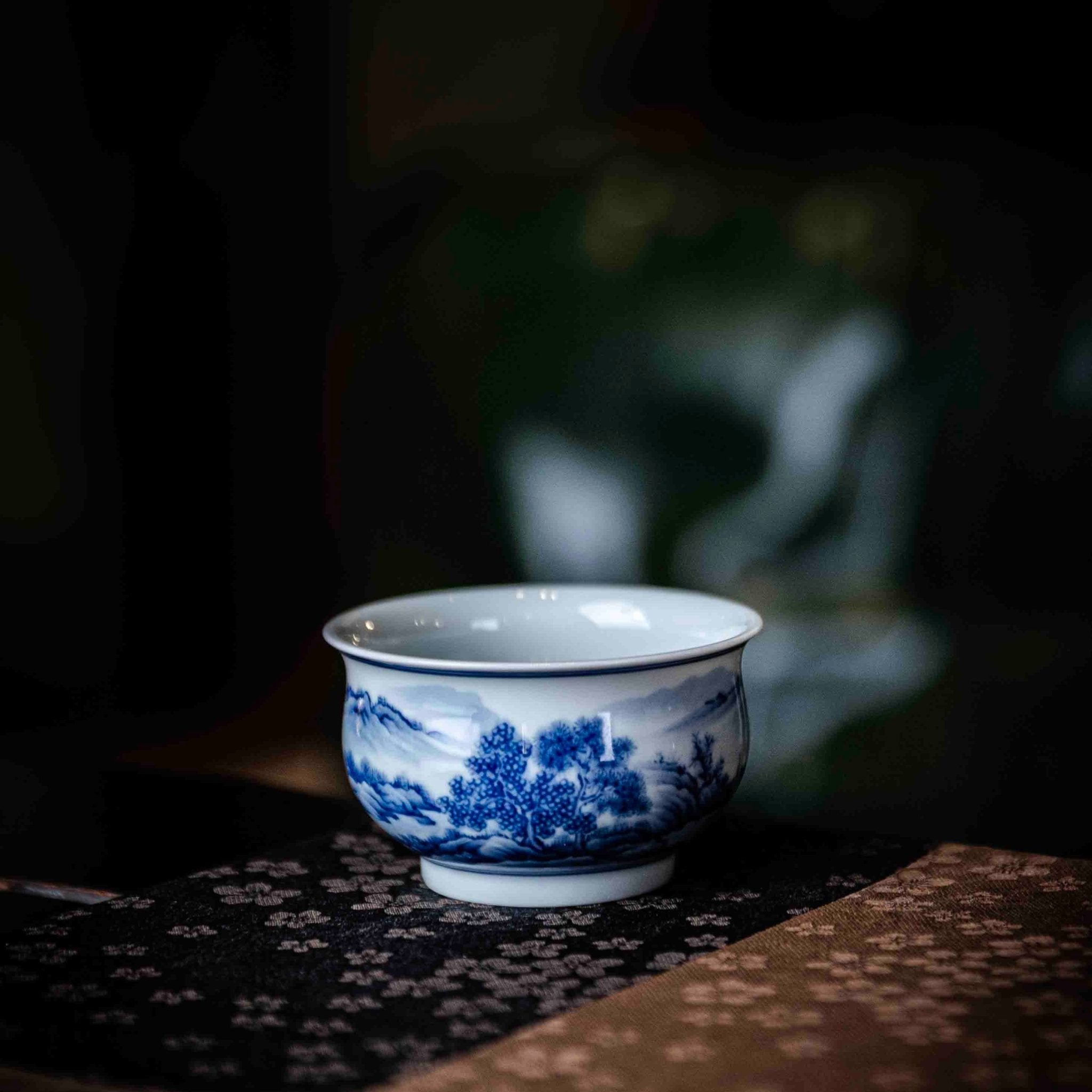 Shan Shui 110cc - Jing De Zhen Porcelain Gaiwan - zycs_China