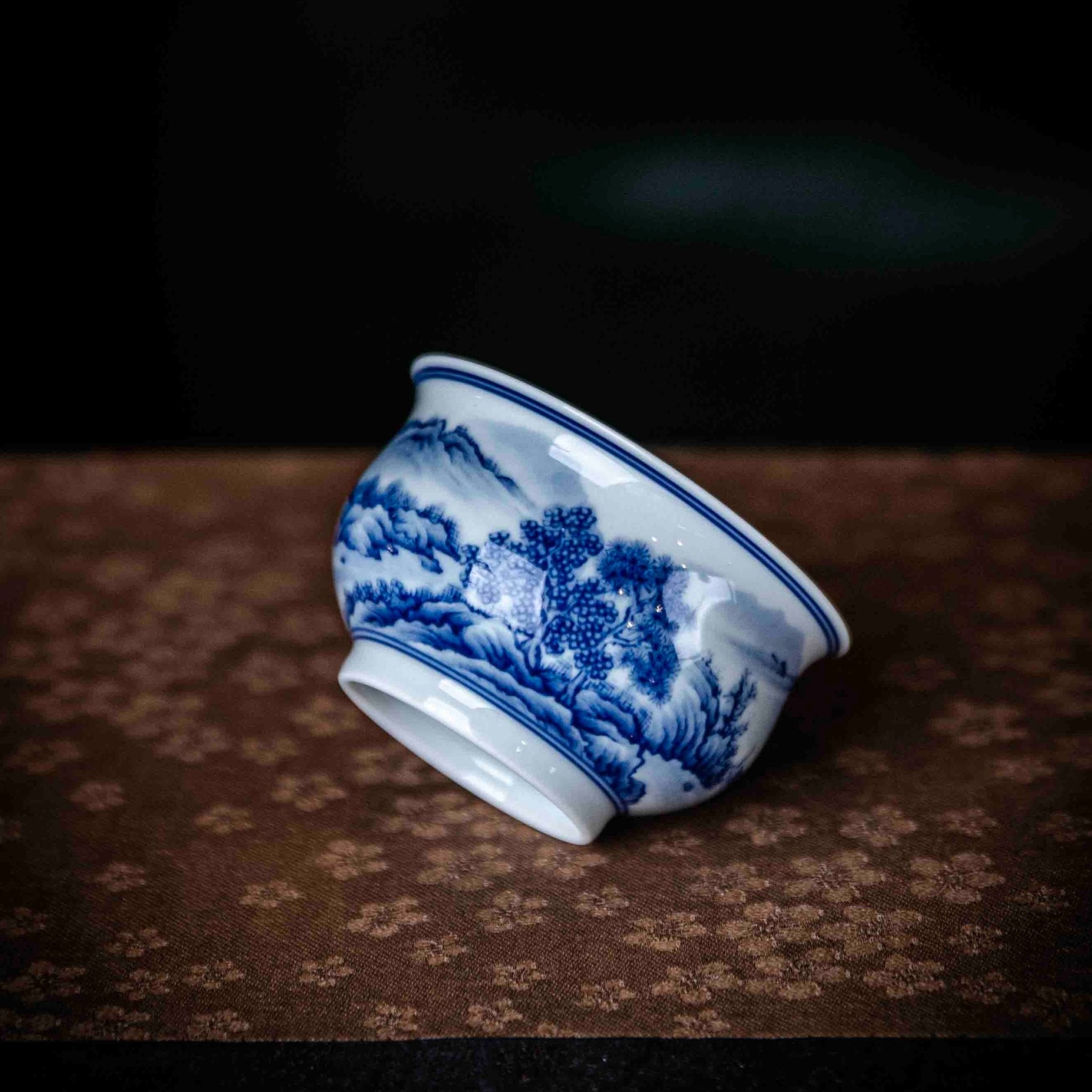 Shan Shui 110cc - Jing De Zhen Porcelain Gaiwan - zycs_China