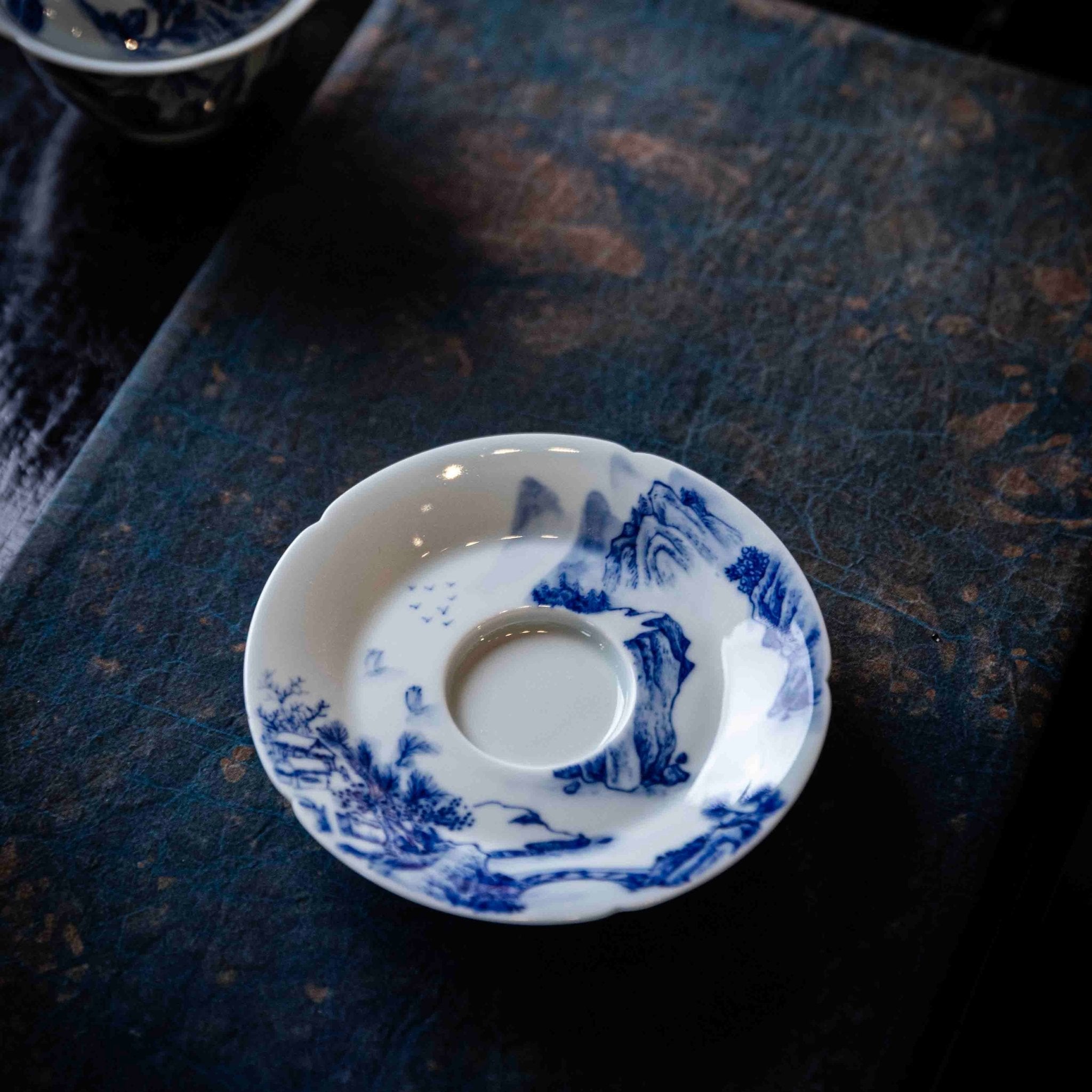 Shan Shui 130cc - Jing De Zhen Porcelain Gaiwan - zycs_China