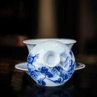 Shan Shui 130cc - Jing De Zhen Porcelain Gaiwan - zycs_China
