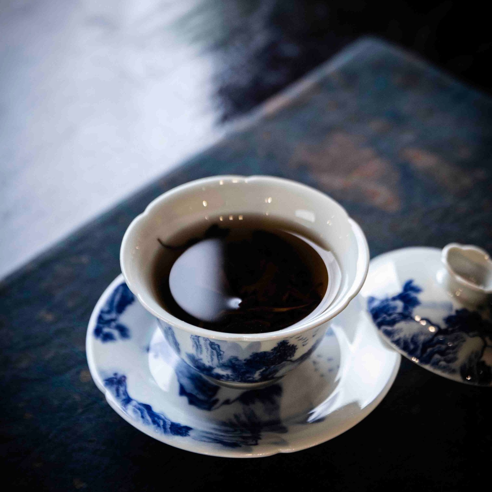 Shan Shui 130cc - Jing De Zhen Porcelain Gaiwan - zycs_China