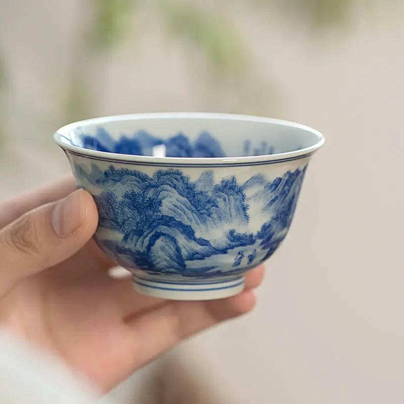 Shan Shui - Jing De Zhen Porcelain Teacup - zycs_China - tea - teapot