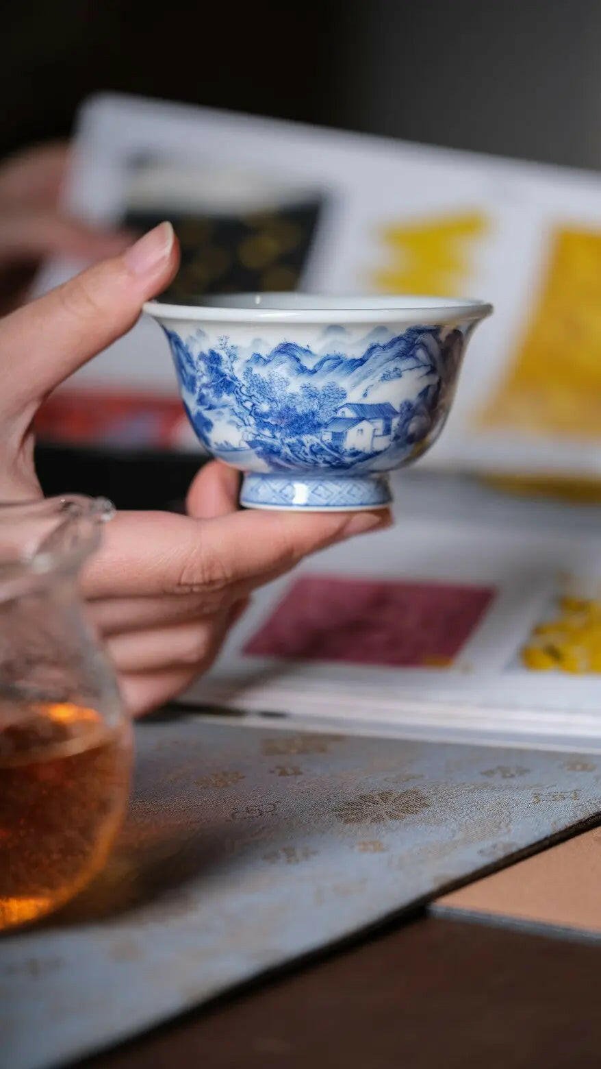 Shan Shui - Jing De Zhen Porcelain Teacup - zycs_China - tea - teapot