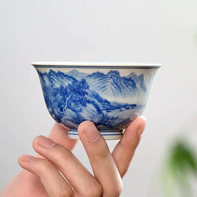 Shan Shui - Jing De Zhen Porcelain Teacup - zycs_China - tea - teapot