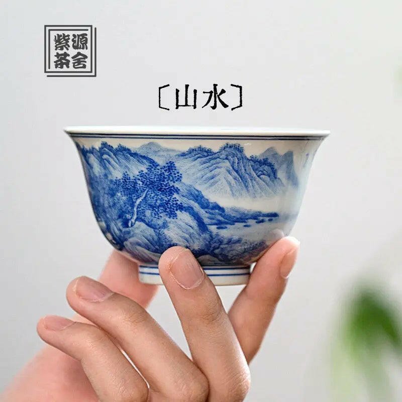 Shan Shui - Jing De Zhen Porcelain Teacup - zycs_China - tea - teapot