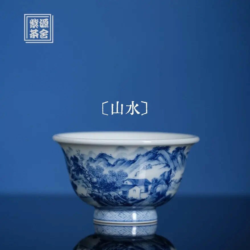 Shan Shui - Jing De Zhen Porcelain Teacup - zycs_China - tea - teapot