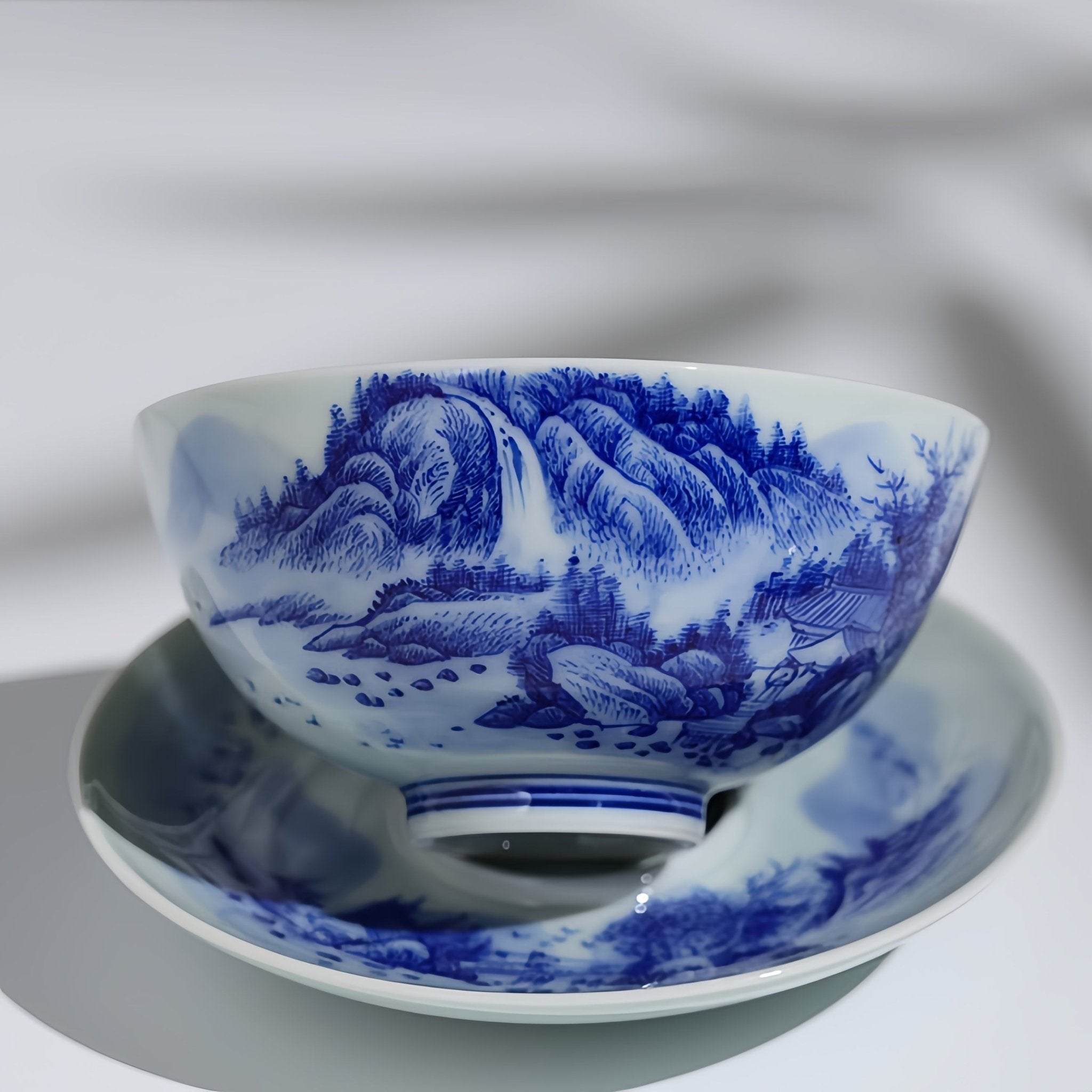 Shan Shui Yuan Bao 140cc - Jing De Zhen Porcelain Giwan - zycs_China