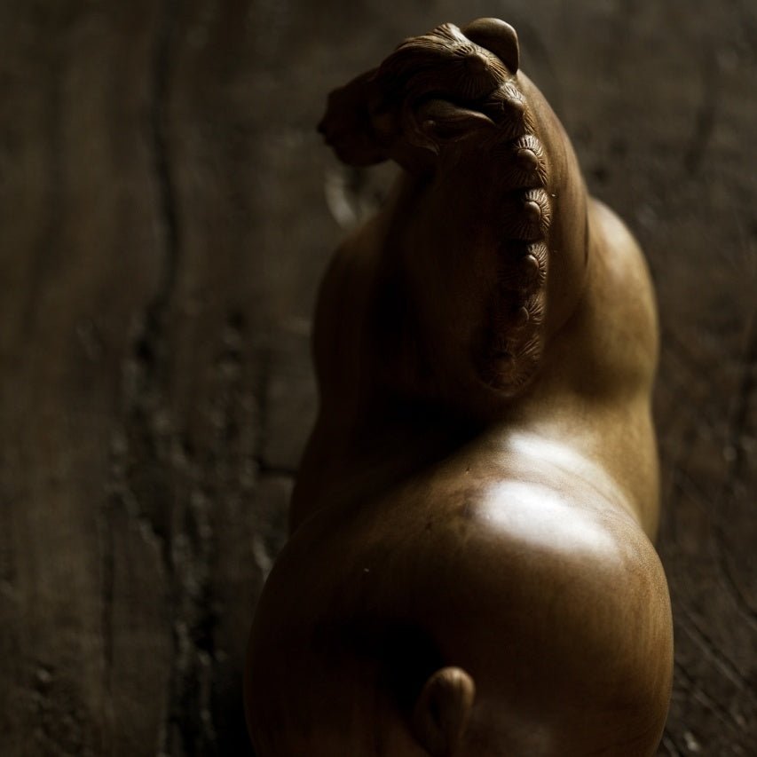 Sheng Shi Tang Ma - Wood Sculpture - zycs_China