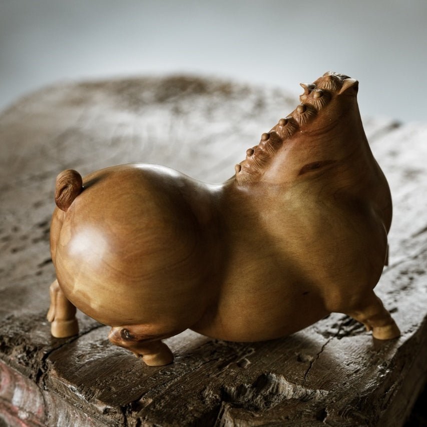 Sheng Shi Tang Ma - Wood Sculpture - zycs_China