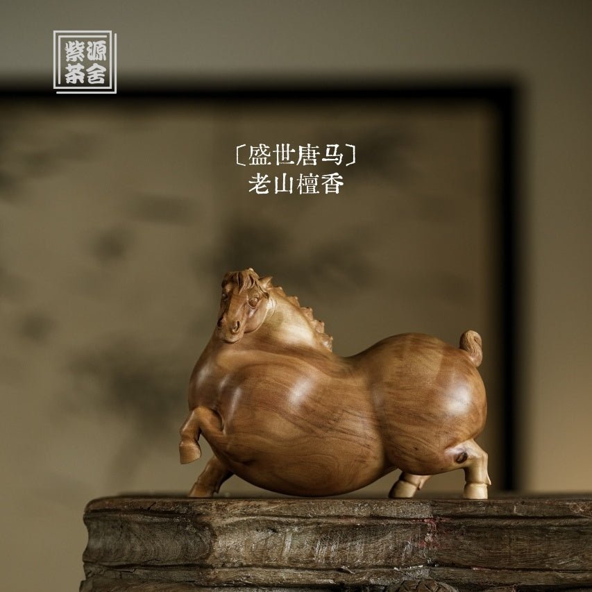 Sheng Shi Tang Ma - Wood Sculpture - zycs_China