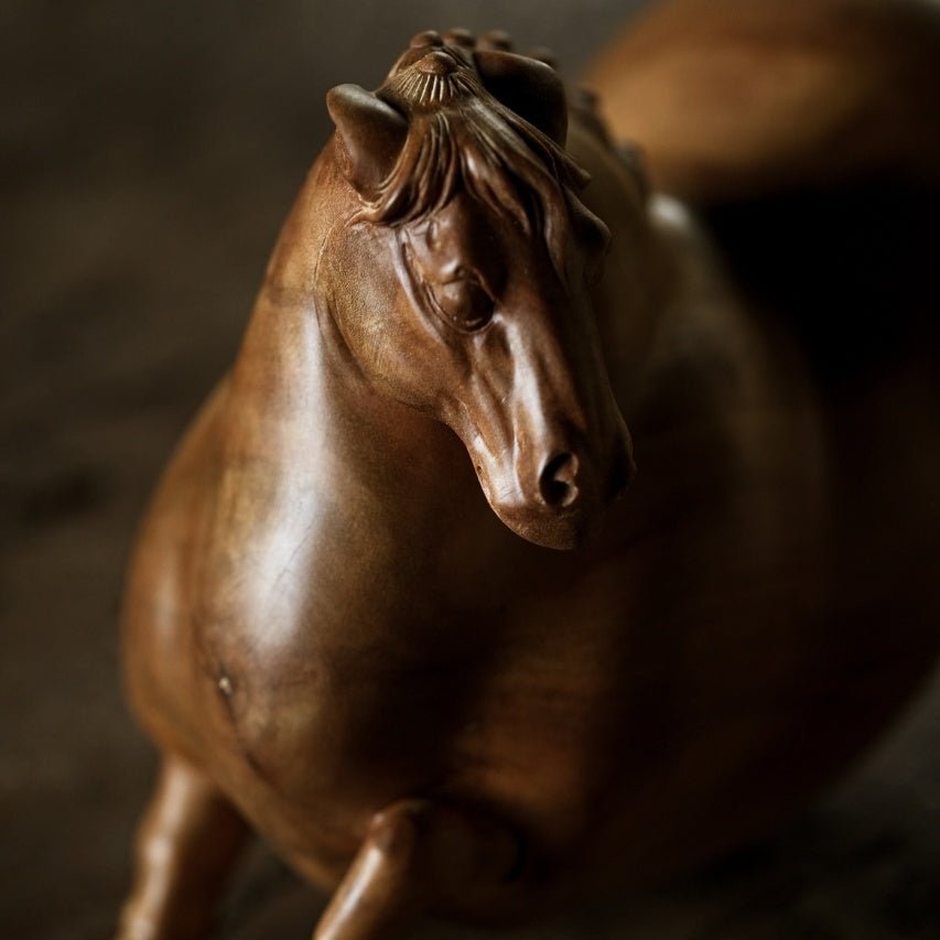 Sheng Shi Tang Ma - Wood Sculpture - zycs_China