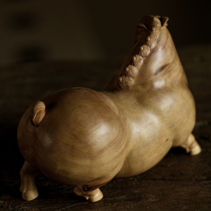 Sheng Shi Tang Ma - Wood Sculpture - zycs_China