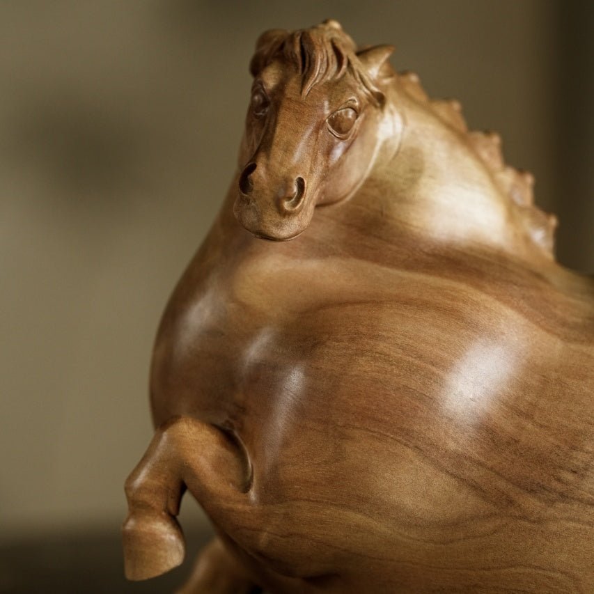 Sheng Shi Tang Ma - Wood Sculpture - zycs_China