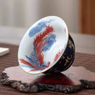 Shi Ci Nei Feng 150cc - Jing De Zhen Porcelain Gaiwan - zycs_China