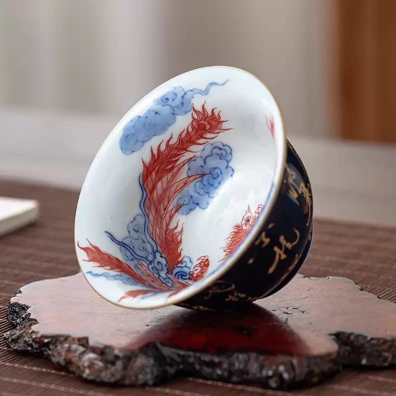 Shi Ci Nei Feng 150cc - Jing De Zhen Porcelain Gaiwan - zycs_China