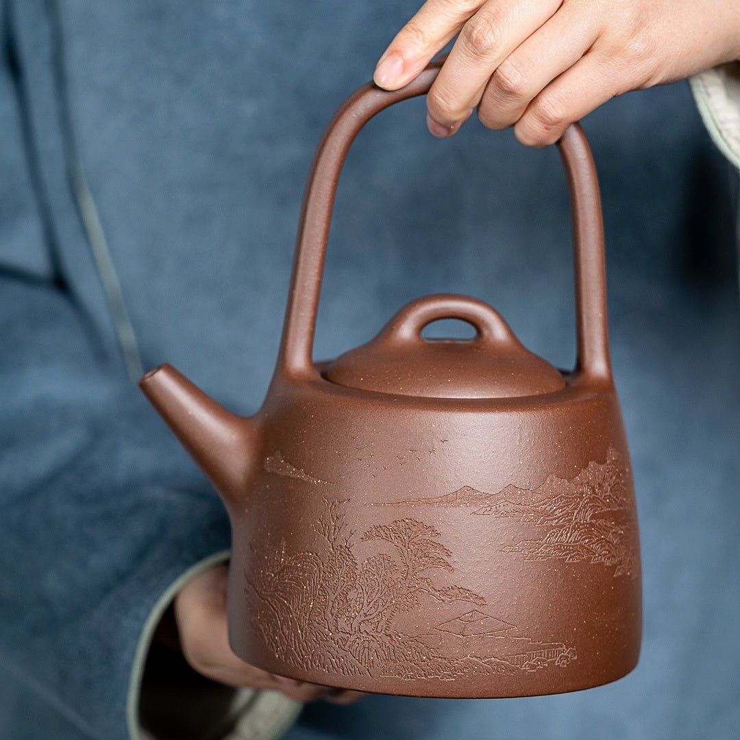 Shi Diao Ti Liang 1150cc - Yixing Handmade Teapot - zycs_China
