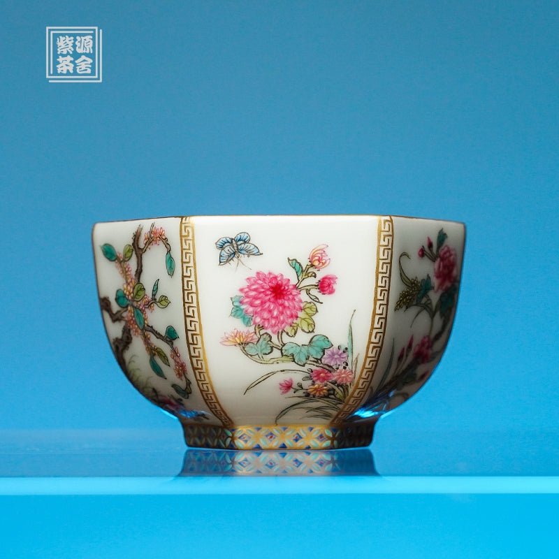 Shi Er Hua Shen 100cc - Jing De Zhen Porcelain Teacup - zycs_China