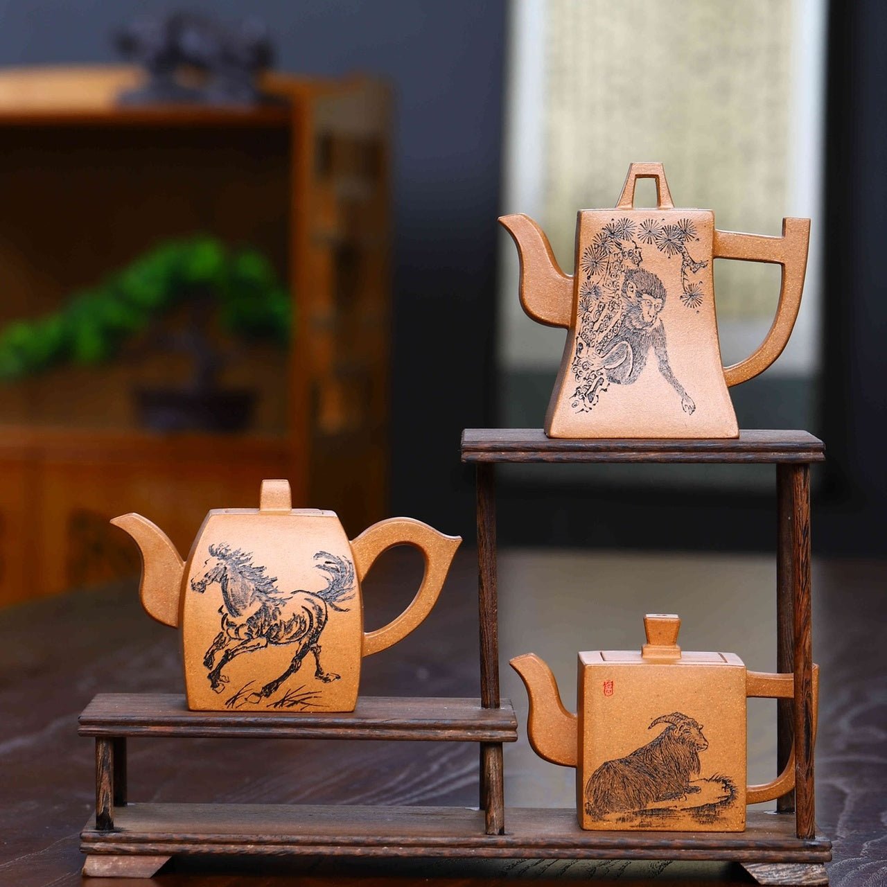 Shi Er Sheng Sheng Xiao 100cc - Yixing Handmade Teapot - zycs_China