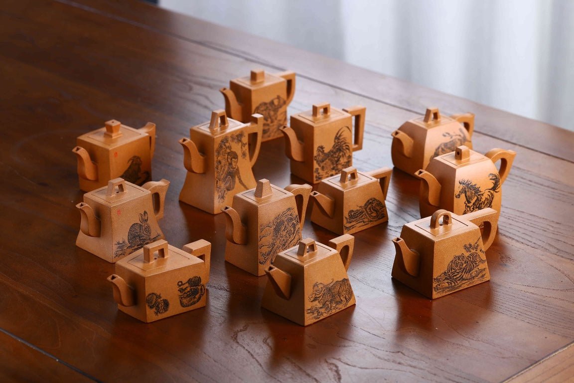 Shi Er Sheng Sheng Xiao 100cc - Yixing Handmade Teapot - zycs_China