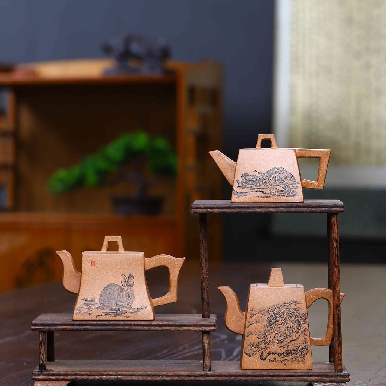 Shi Er Sheng Sheng Xiao 100cc - Yixing Handmade Teapot - zycs_China