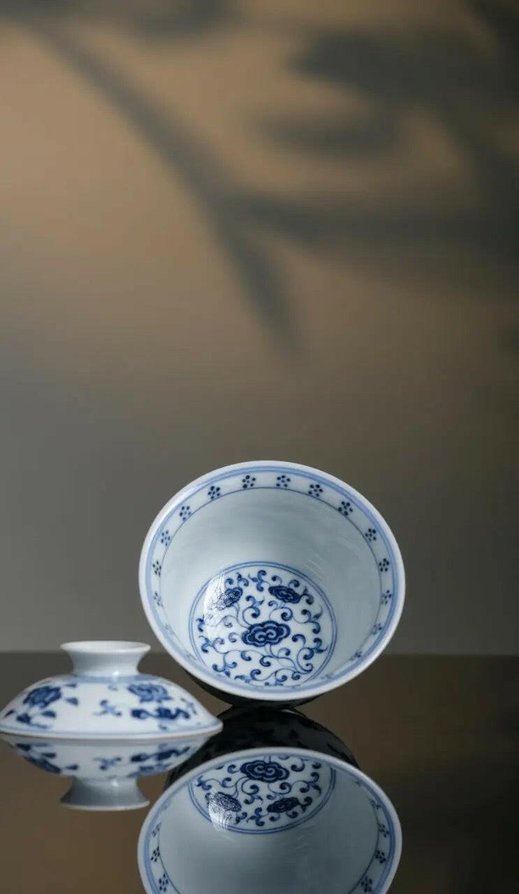 Shi Guo Tu - Jing De Zhen Porcelain Gaiwan - zycs_China - tea - teapot