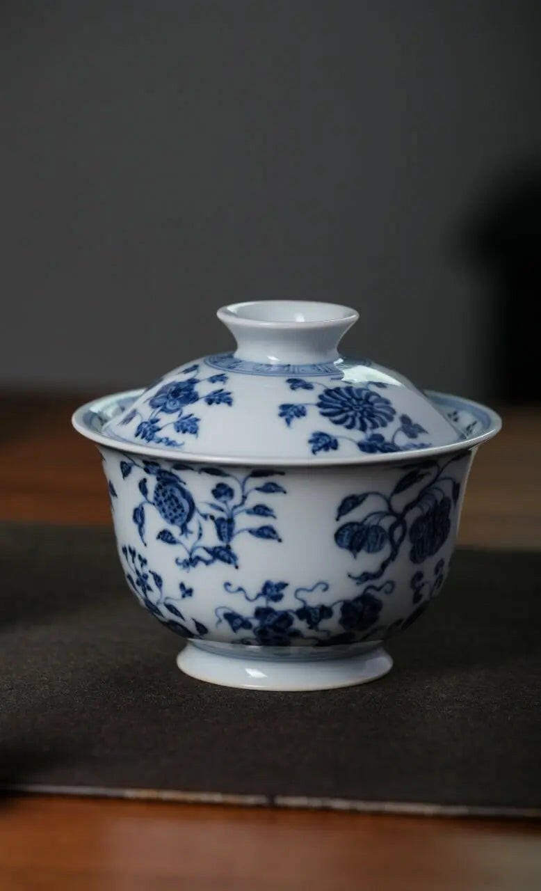 Shi Guo Tu - Jing De Zhen Porcelain Gaiwan - zycs_China - tea - teapot
