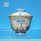 Shi Hua 120cc - Jing De Zhen Porcelain Gaiwan - zycs_China