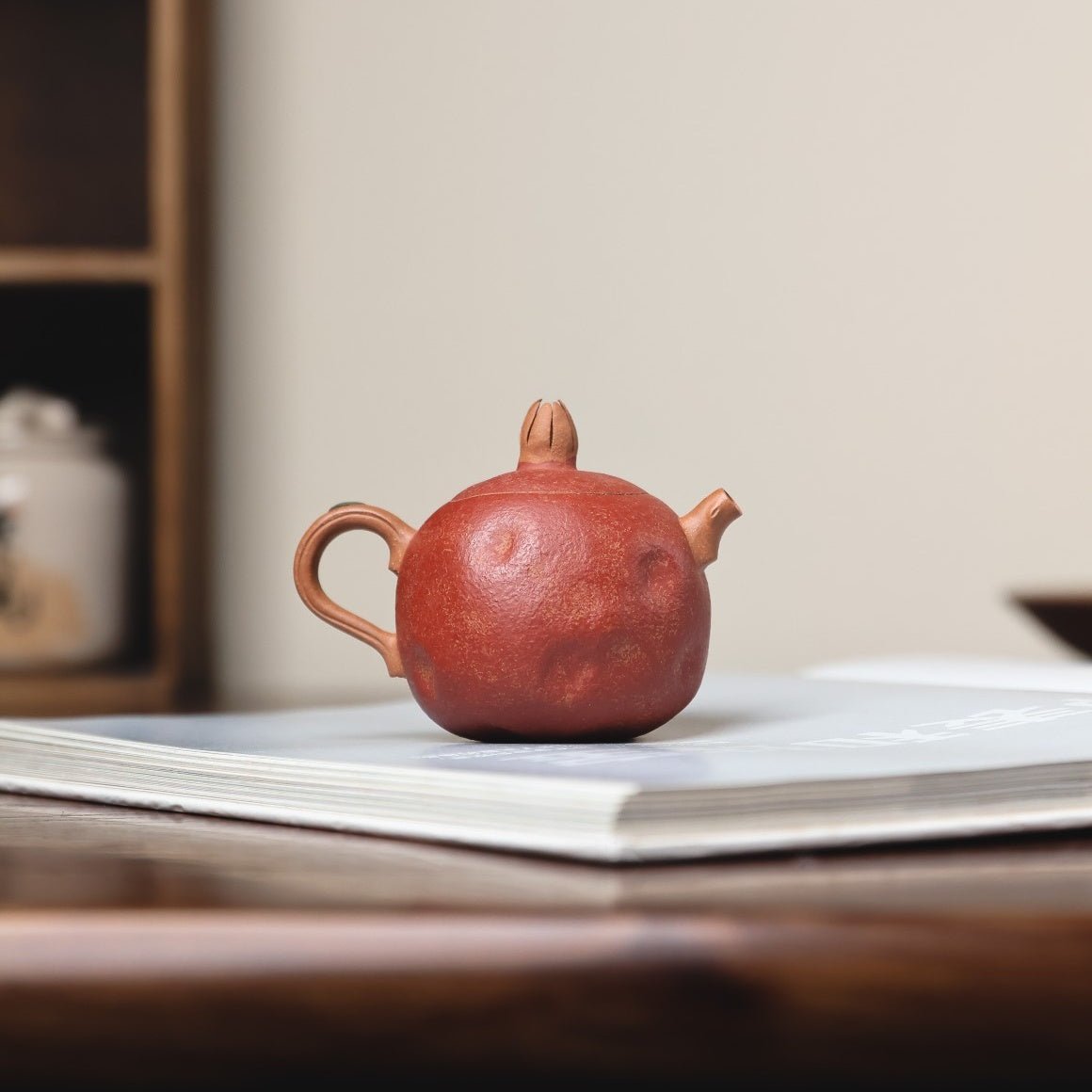 Shi Liu 130cc - Yixing Handmade Teapot - zycs_China