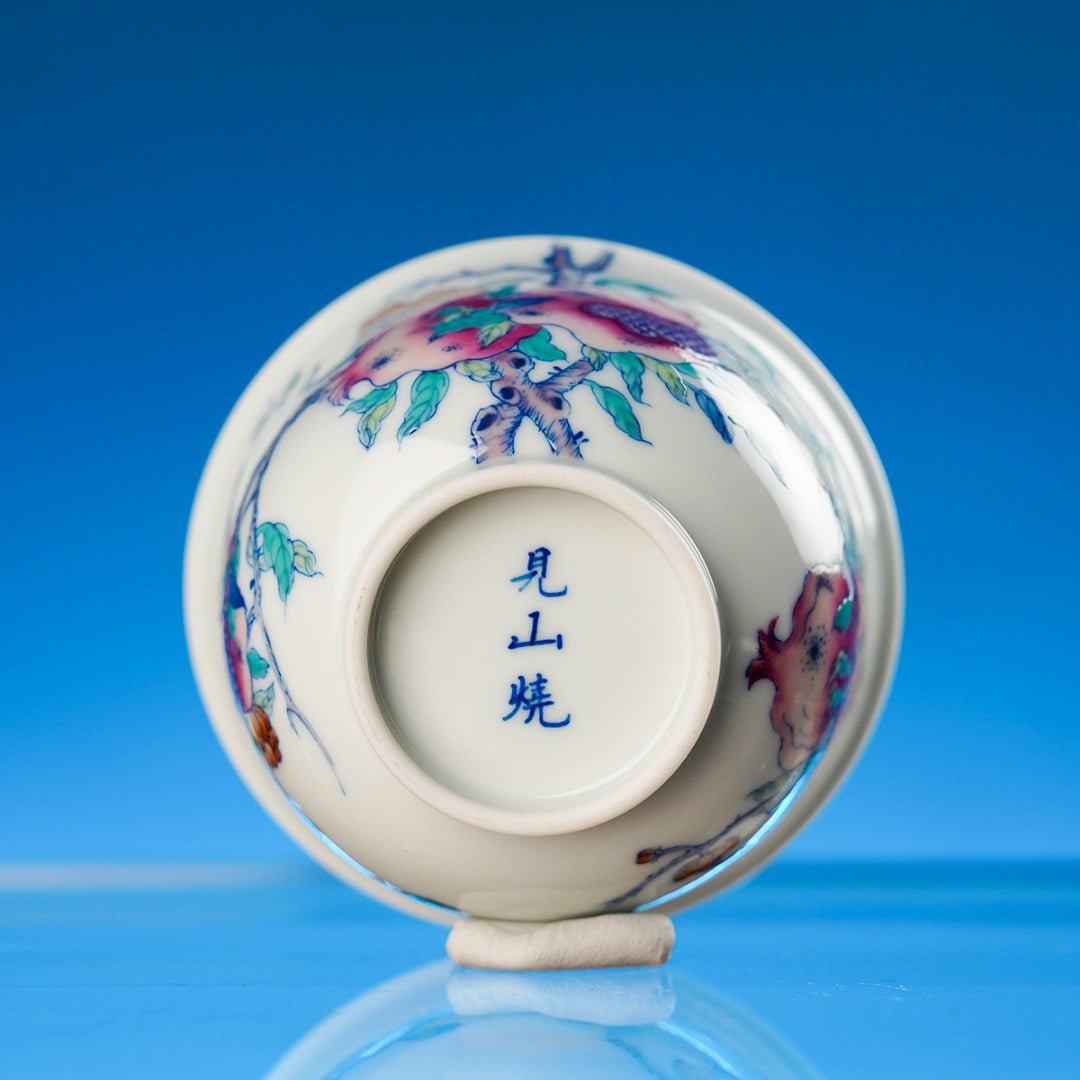 Shi Liu 175cc - Jing De Zhen Porcelain Gaiwan - zycs_China