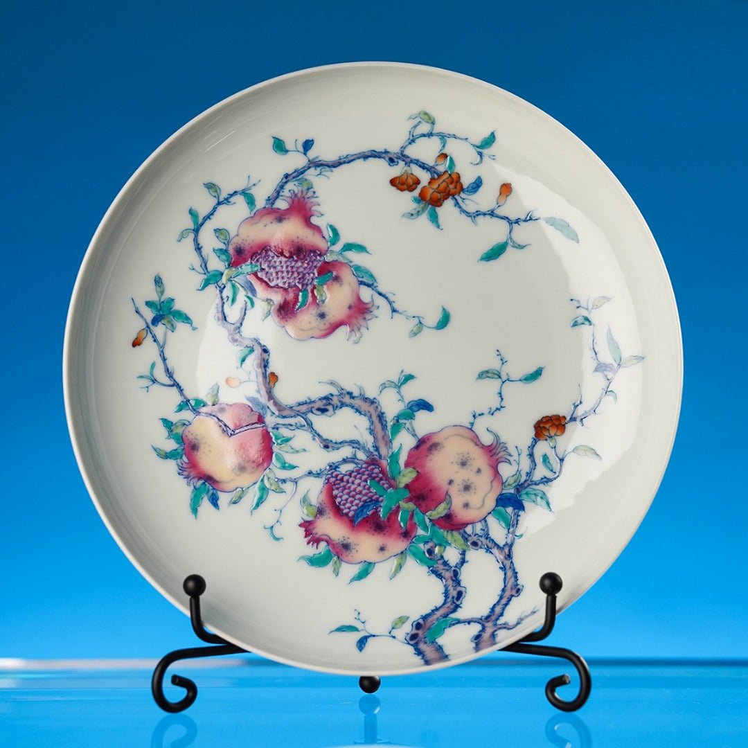 Shi Liu 175cc - Jing De Zhen Porcelain Gaiwan - zycs_China