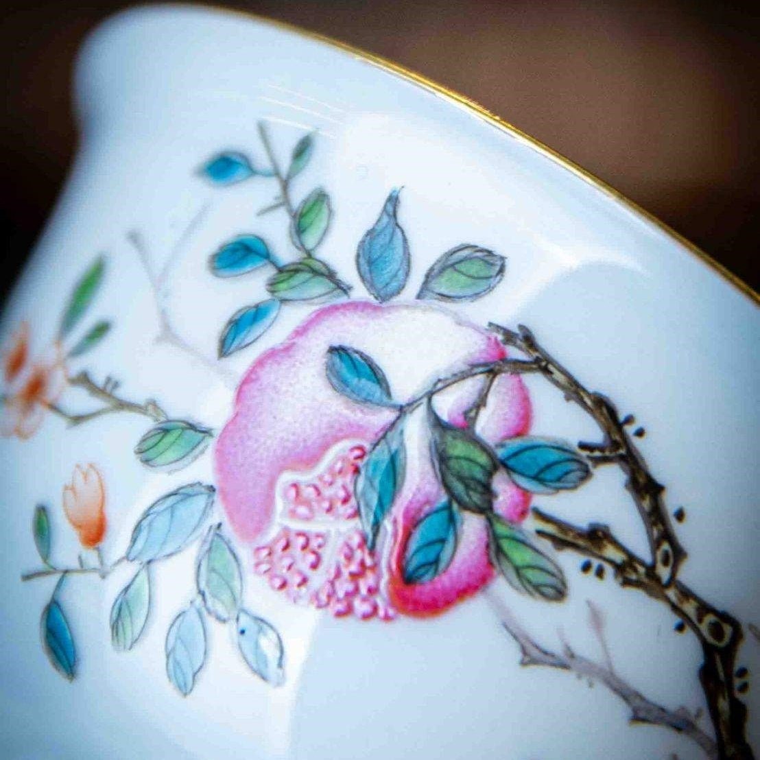 Shi Liu - Jing De Zhen Porcelain Gaiwan - zycs_China