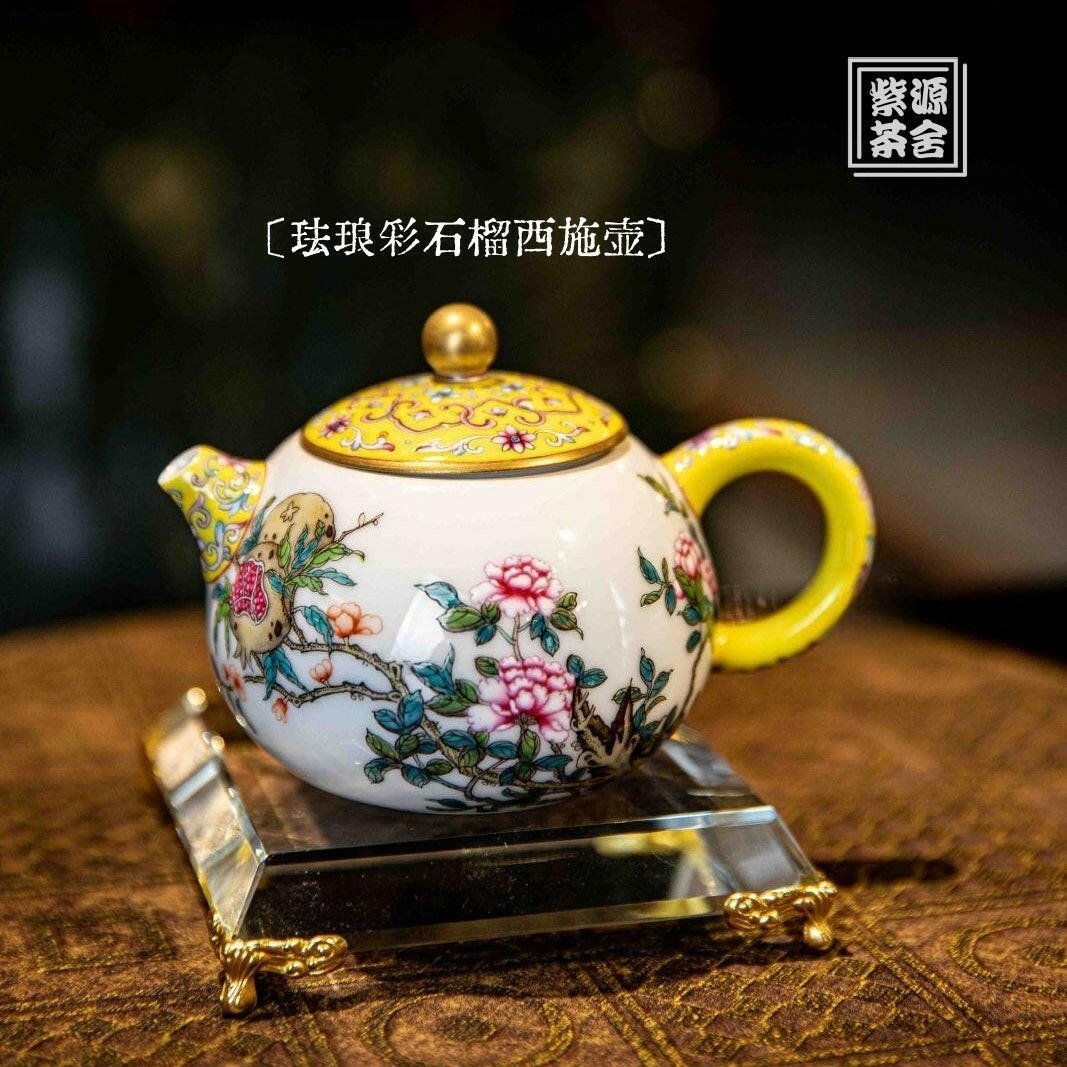 Shi Liu Xi Shi - Jing De Zhen Porcelain Teapot - zycs_China