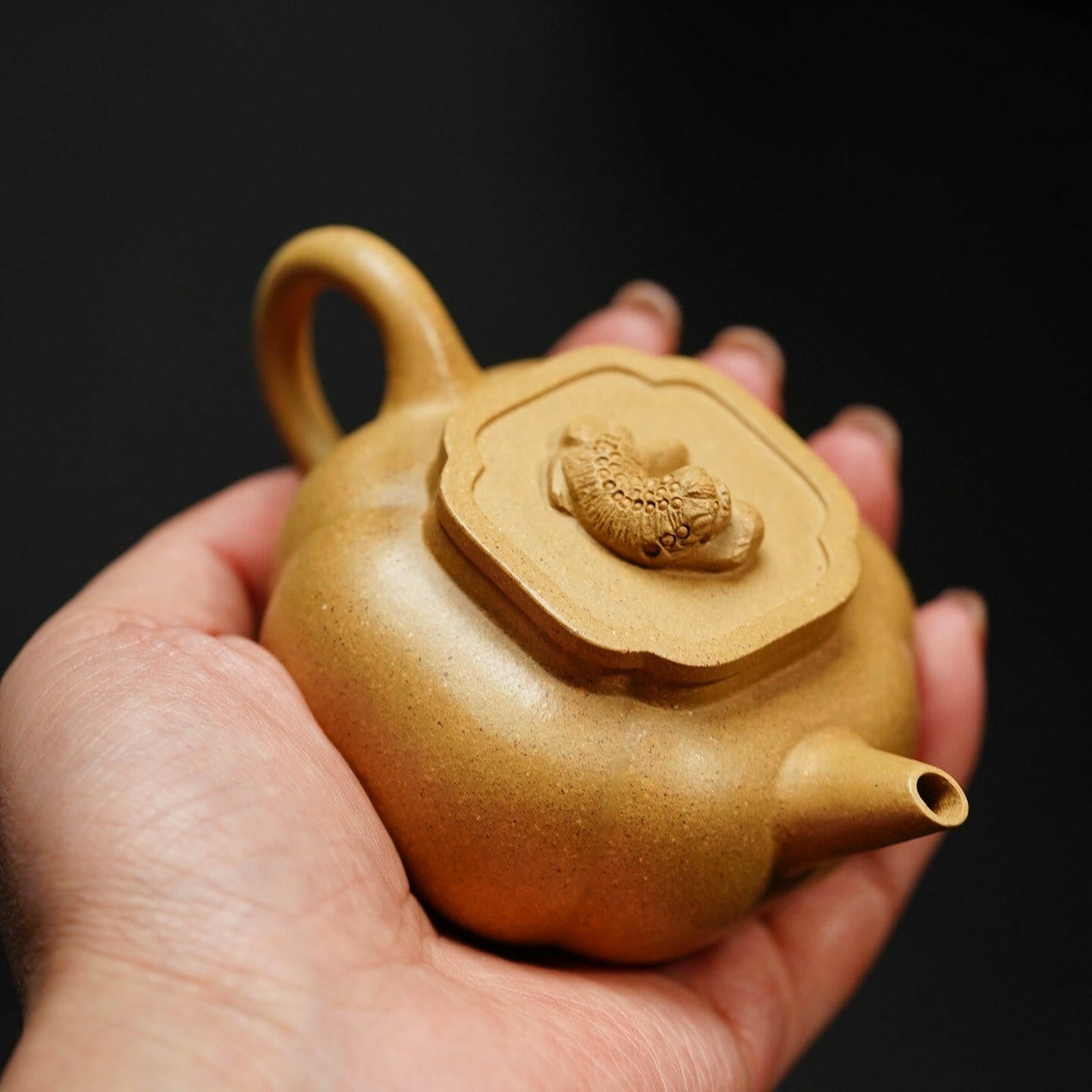 Shi Qiu 100cc - Yixing Handmade Teapot - zycs_China
