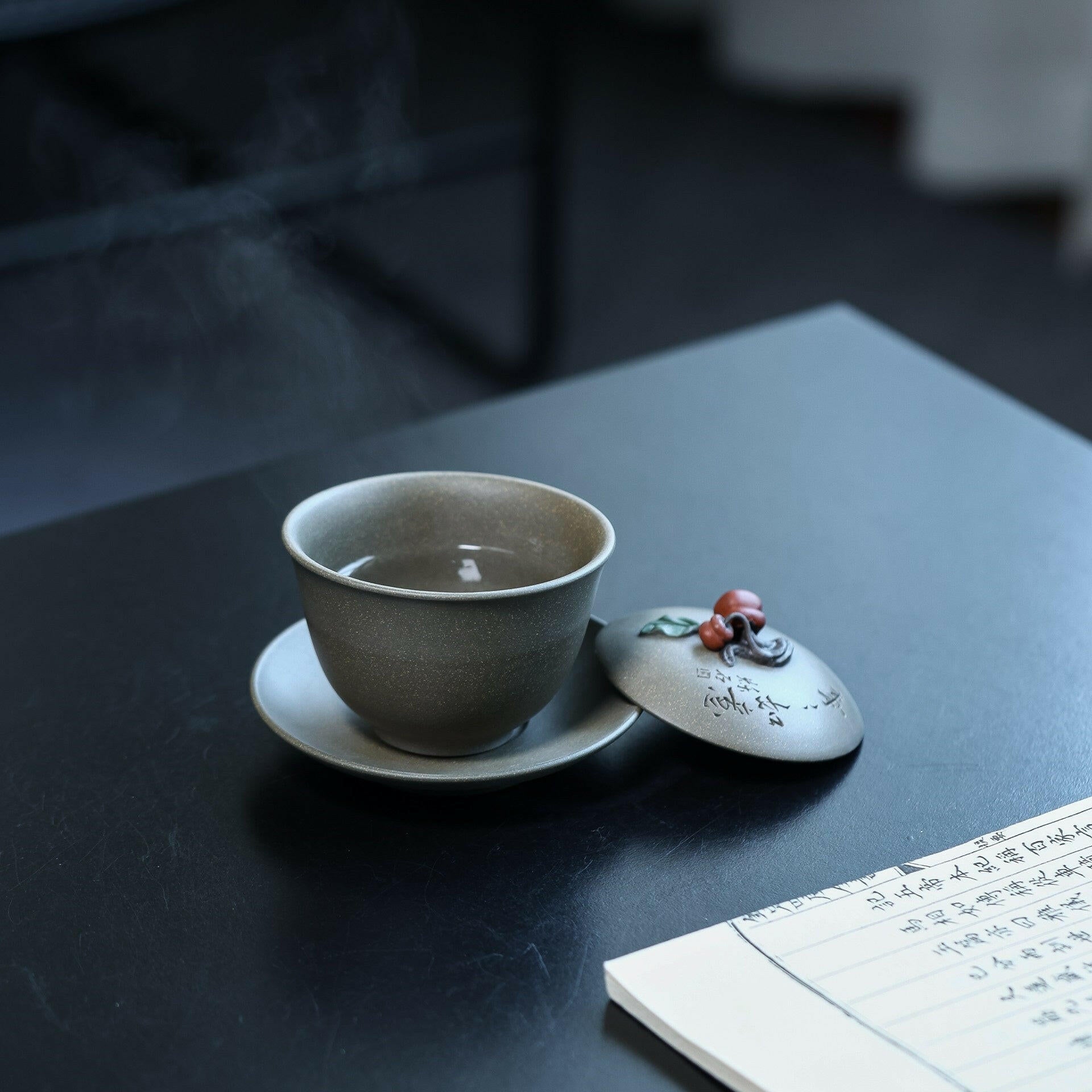 Shi Shi Ru Yi 200cc - Yixing Handmade Gaiwan - zycs_China