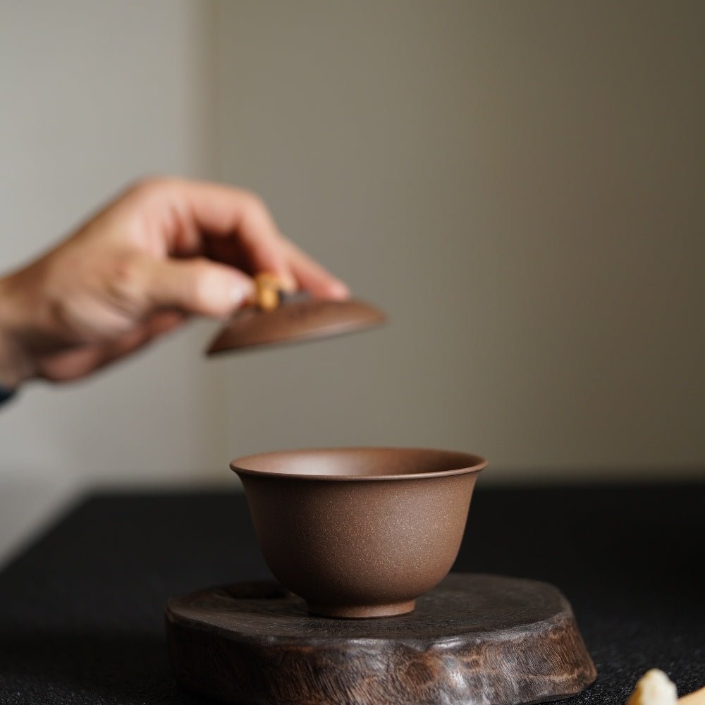 Shi Shi Ru Yi 200cc - Yixing Handmade Gaiwan - zycs_China