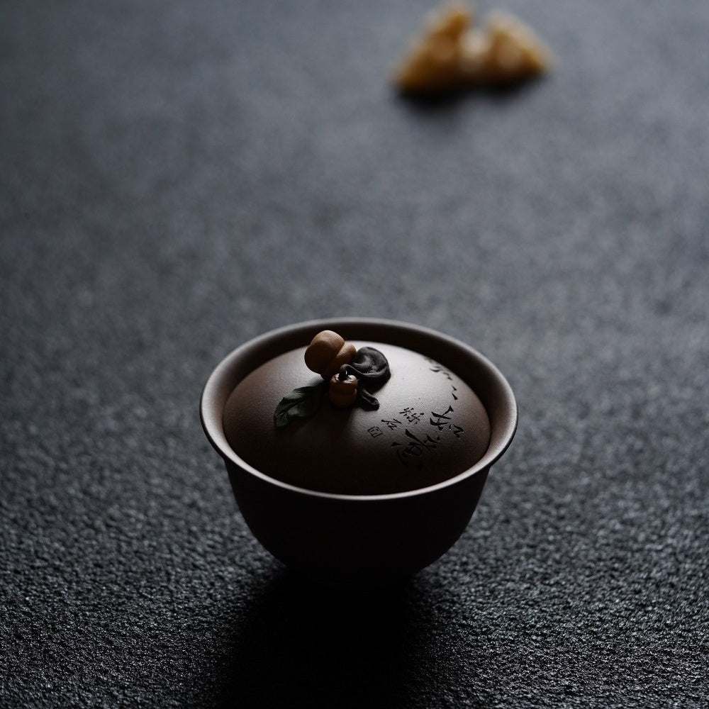 Shi Shi Ru Yi 200cc - Yixing Handmade Gaiwan - zycs_China