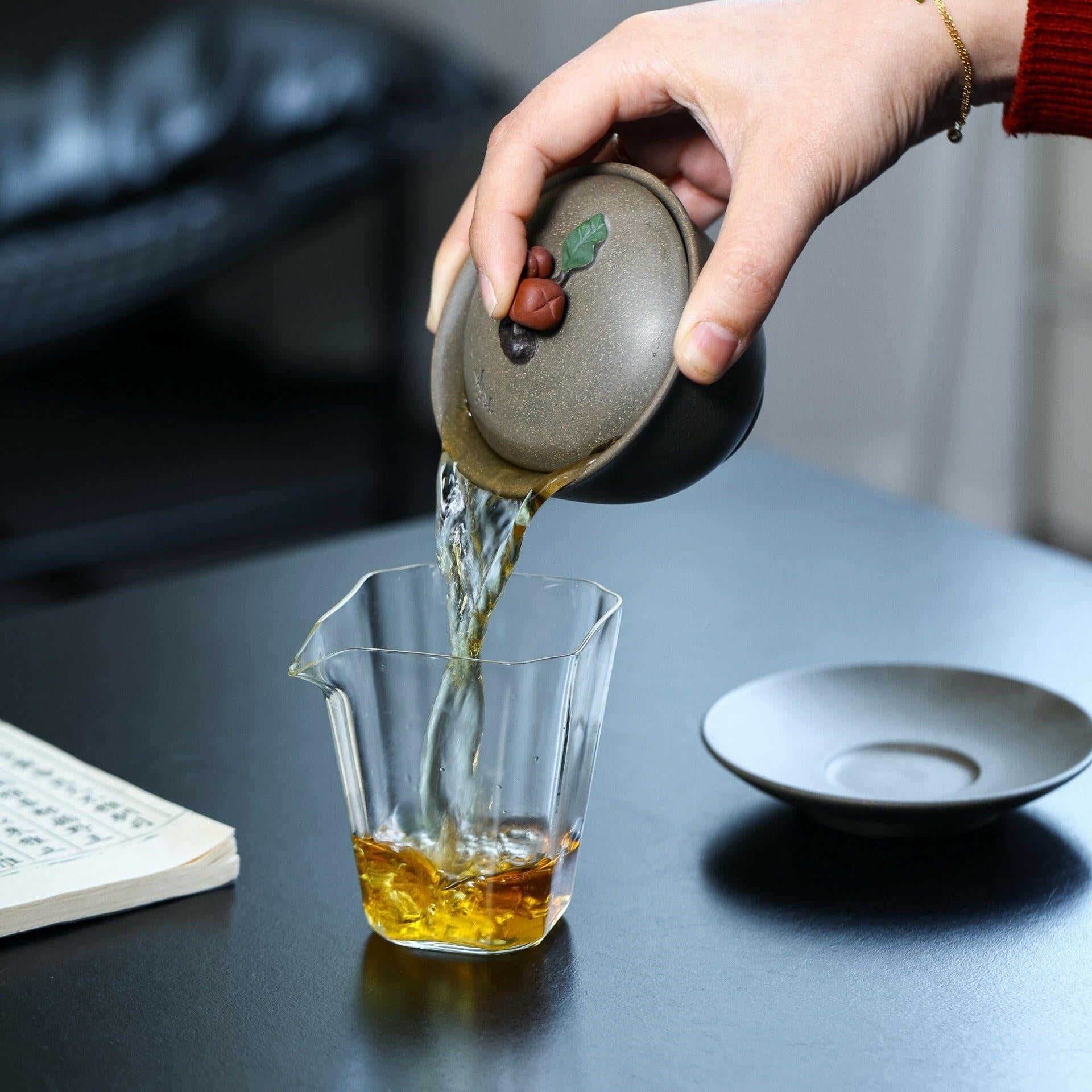 Shi Shi Ru Yi 200cc - Yixing Handmade Gaiwan - zycs_China