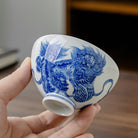 Shi Zi Xiu Qiu 150cc - Jing De Zhen Porcelain Gaiwan - zycs_China