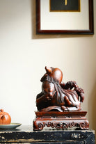 Shi Zi Xiu Qiu - Wood Sculpture - zycs_China