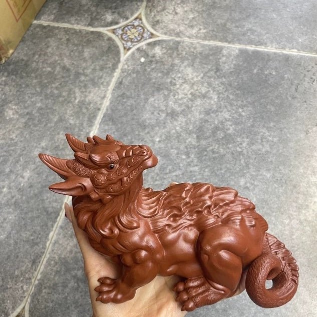 Shou Chai Pi Xiu - Zisha Sculpture - zycs_China