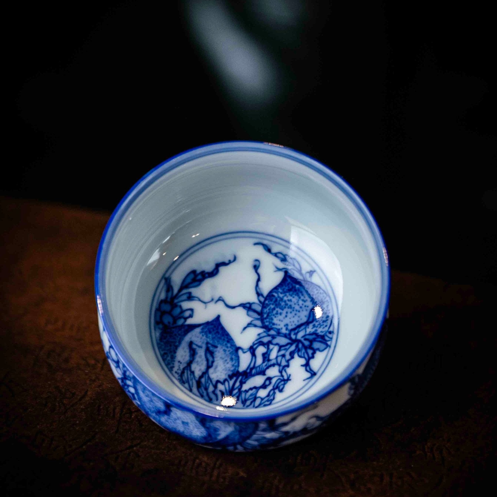 Shou Tao 130cc - Jing De Zhen Porcelain Gaiwan - zycs_China